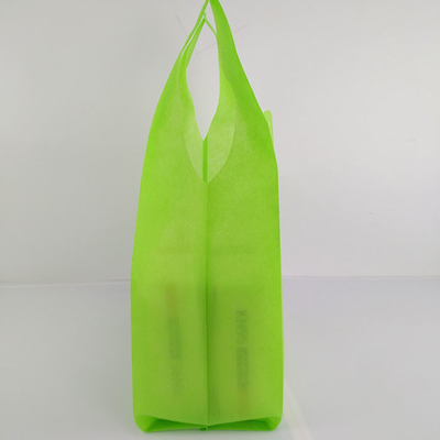 Тяга зеленого цвета сумки футболки передачи тепла ручки Tote не сплетенная анти-