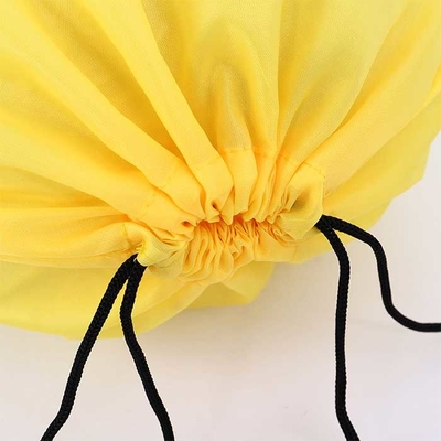 Сумка желтое 80Gsm Drawstring полипропилена 32*42cm не сплетенная для покупок