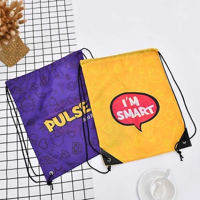 Сумки сумки желтые 105Gsm Eco Drawstring бакалеи не сплетенные выдвиженческие не сплетенные