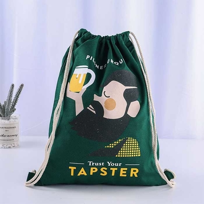 Сумка 100Gsm Drawstring полипропилена бакалеи многоразовая не сплетенная Breathable